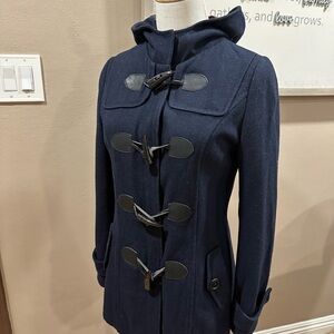 Navy Toggle Women's Coat